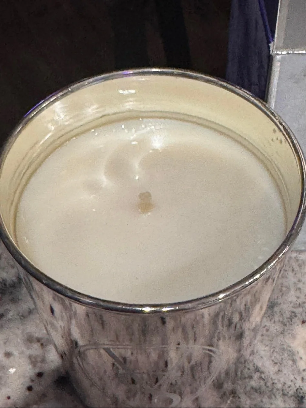 Victoria's Secret Illuminight Scented Candle - Cream & Gold Accent